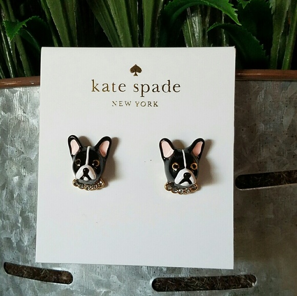 Kate spade bulldog stud earrings - Picture 3 of 3